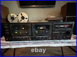 RARE VINTAGE Sony TC-WR930 Auto Reverse Dual Cassette Deck Great Shape Minty