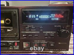 RARE VINTAGE Sony TC-WR930 Auto Reverse Dual Cassette Deck Great Shape Minty