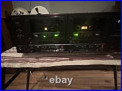 RARE VINTAGE Sony TC-WR930 Auto Reverse Dual Cassette Deck Great Shape Minty