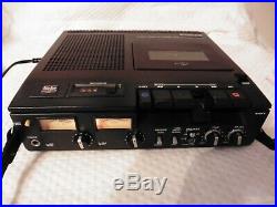 RARE Vintage 70s Sony TC 525 Professional Portable Field Cassette Tape Recorder