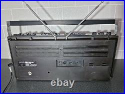 RARE Vintage Amstrad Model 7090 FM/SWithMWithLW Radio Twin Deck Cassette Recorder
