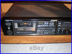 RARE! Vintage Audiophile Onkyo Integra Stereo Cassette Player/Recorder TA-2058