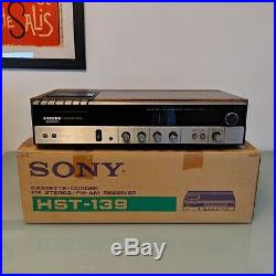 RARE Vintage SONY HST-139 Cassette Recorder Receiver 1970s MADE IN JAPAN