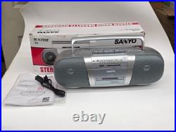 RARE Vintage Sanyo M-X250F Cassette Radio Recorder NEW OLD STOCK