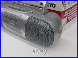 RARE Vintage Sanyo M-X250F Cassette Radio Recorder NEW OLD STOCK