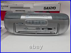RARE Vintage Sanyo M-X250F Cassette Radio Recorder NEW OLD STOCK