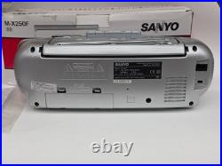 RARE Vintage Sanyo M-X250F Cassette Radio Recorder NEW OLD STOCK