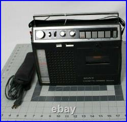 RARE Vintage Sony Cassette-Recorder FM/AM withCord in Case