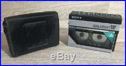 RARE Vintage Sony Walkman WM-W800 Cassette Player Recorder Stereo UNTESTED
