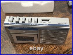 RARE Vintage Unisef Micro Cassette Recorder Micro Pal Model M-1 Original Package RARE Vintage Unisef Micro Cassette Recorder Micro Pal Model M-1 Original Package