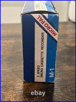RARE Vintage Unisef Micro Cassette Recorder Micro Pal Model M-1 Original Package RARE Vintage Unisef Micro Cassette Recorder Micro Pal Model M-1 Original Package