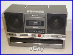 RARE vintage Panasonic SG-J500 boombox with cassette and turntable record player