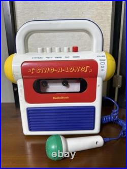 Radio Shack Kids Sing Along Tape Recorder Cassette Player 1990's Vintage