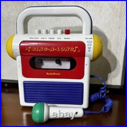 Radio Shack Kids Sing Along Tape Recorder Cassette Player 1990's Vintage