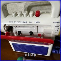 Radio Shack Kids Sing Along Tape Recorder Cassette Player 1990's Vintage