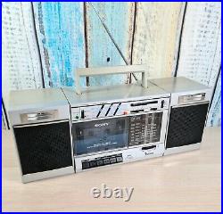 Radio cassette Recorder SONY CFS-3000S Boombox 80's vintage retro Working