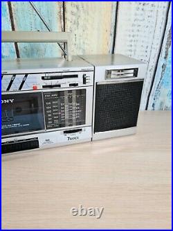 Radio cassette Recorder SONY CFS-3000S Boombox 80's vintage retro Working