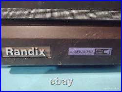 Randix SCR-5154Boombox Vintage Radio Cassette Recorder AM/FM Stereo-UNTESTED