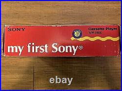 Rare 1992 Vintage Open Box My First Sony Cassette Player WM-3500 Walkman