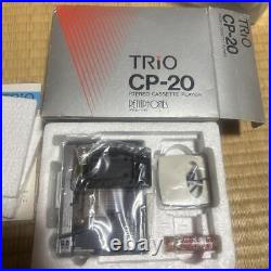 Rare TRIO CP-20 trio portable cassette player unused showa vintage from JAPAN