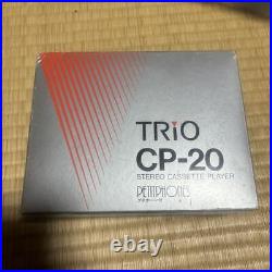 Rare TRIO CP-20 trio portable cassette player unused showa vintage from JAPAN