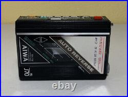Rare Vintage Aiwa HS-J70 FM/AM STEREO RADIO CASSETTE RECORDER/ Japan/ Read