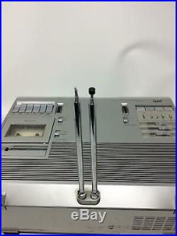 Rare Vintage JVC CX-710US 710 Radio/Cassette Recorder Player/5 Color TV Monitor