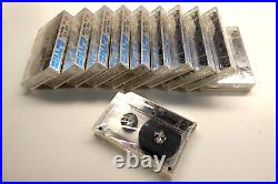 Rare Vintage Lot of 11 Agfa Shape Mark 10 1983 US New Blank Cassette Tapes