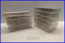 Rare Vintage Lot of 11 Agfa Shape Mark 10 1983 US New Blank Cassette Tapes