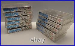 Rare Vintage Lot of 11 Agfa Shape Mark 10 1983 US New Blank Cassette Tapes