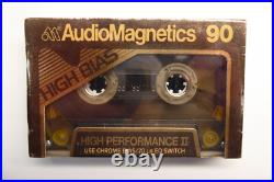Rare Vintage Lot of 4 Audio Magnetics High Bias 90 Min New Blank Cassette Tapes