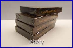Rare Vintage Lot of 4 Audio Magnetics High Bias 90 Min New Blank Cassette Tapes