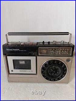 Rare Vintage National Panasonic 3 Band Radio Cassette Recorder 543 Made In Japan