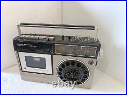 Rare Vintage National Panasonic 3 Band Radio Cassette Recorder 543 Made In Japan