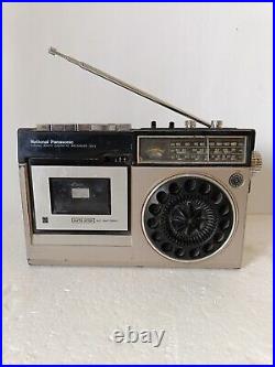 Rare Vintage National Panasonic 3 Band Radio Cassette Recorder 543 Made In Japan