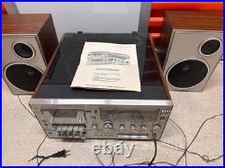 Rare Vintage Sears 132.91900150 Stereo System Turntable 8 Track AM/FM