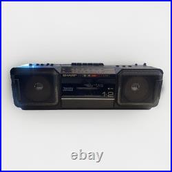 Rare Vintage Sharp WQ-T282 Continuous Play Stereo Radio Cassette Recorder/ Man