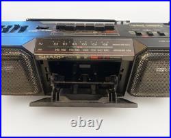 Rare Vintage Sharp WQ-T282 Continuous Play Stereo Radio Cassette Recorder/ Man