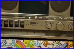 Rare Vintage Sony CFS-100 AM FM Radio Stereo Cassette-Corder Recorder READ ALL