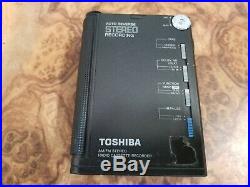 Rare Vintage TOSHIBA KT-V580 portable Cassette recording walkman working perfect