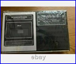 Rare Vintage Warehouse Find 1980's Interstate Radio Cassette Tape Recorder (NEW)