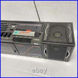 Rare Vintage Yorx K6065 Portable Am/fm Cassette Recorder Boombox Works Read