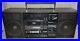 Rare-Vtg-Hitachi-Stereo-Cassette-Recorder-Boombox-Detachable-Speakers-TRK-9300W-01-sn