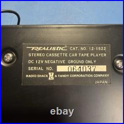 Realistic 12-1822 Automotive Stereo Cassette Player Open Box Vintage RadioShack