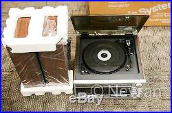 Realistic Clarinette 117 Vintage Record Player 8-track Cassette J8 With 2 Speake