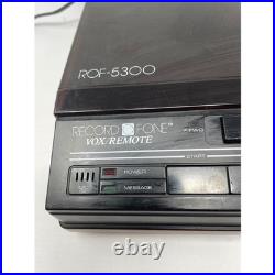 Record o Fone ROF-5300 Telephone Call Recorder Vintage Tested Working Japan