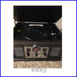 Retro Vintage Radio CD Cassette Bluetooth Turntable Vinyl Record Player GRAPHITE