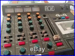 Ross 4x4 Vintage 4-Track Mixer/Cassette Recorder Vintage