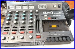 Ross R-4x4 Vintage 4-Track Mixer Recorder Deck Cassette Player TESTED Ross R-4x4 Vintage 4-Track Mixer Recorder Deck Cassette Player TESTED
