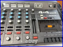 Ross R-4x4 Vintage 4-Track Mixer Recorder Deck Cassette Player TESTED Ross R-4x4 Vintage 4-Track Mixer Recorder Deck Cassette Player TESTED